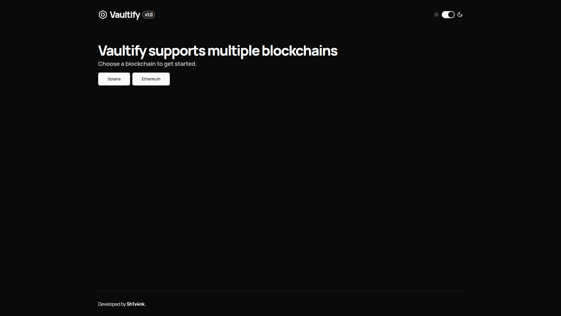 An image of the Vaultify - Web3 HD Wallet Generator project.